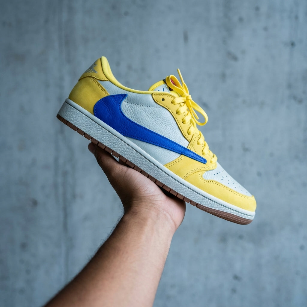 Air Jordan 1 Low OG 'Travis Scott Canary Yellow'