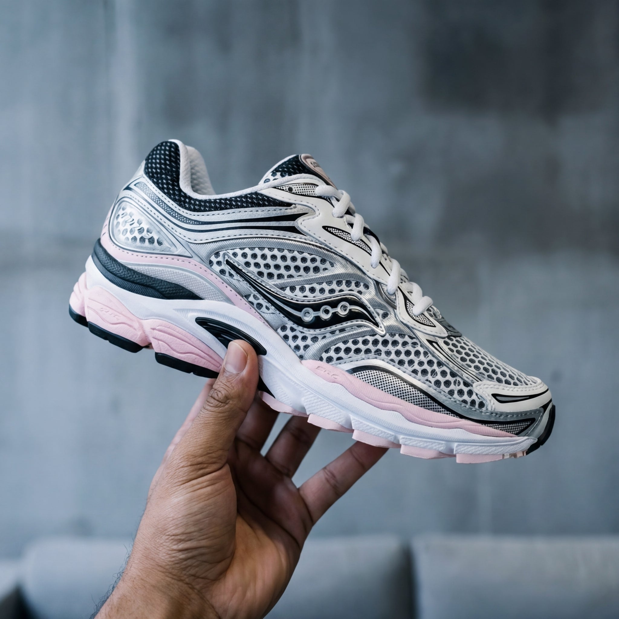 Saucony Progrid Omni 9 'Silver Pink'