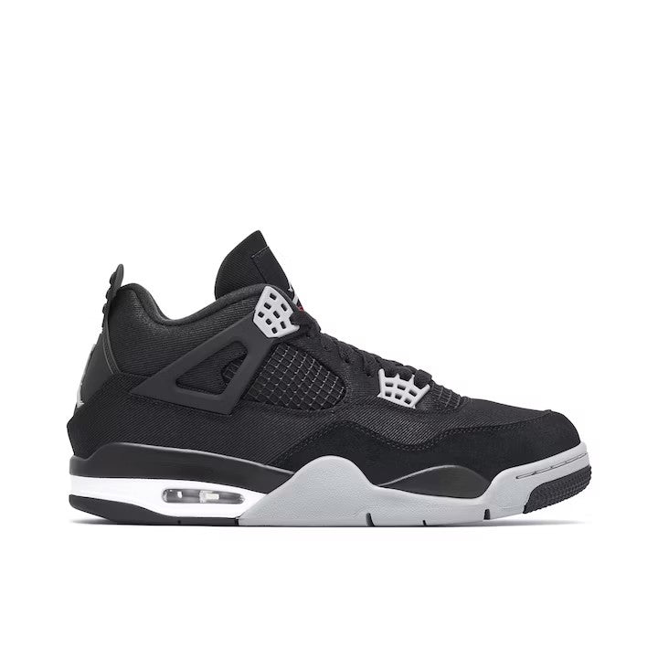 Jordan 4 Retro 'Black Canvas'