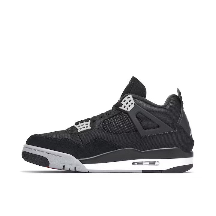 Jordan 4 Retro 'Black Canvas'