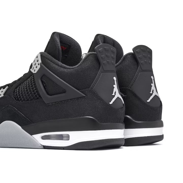 Jordan 4 Retro 'Black Canvas'