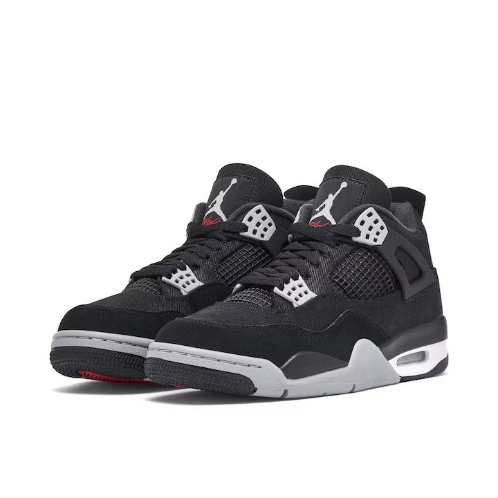 Jordan 4 Retro 'Black Canvas'