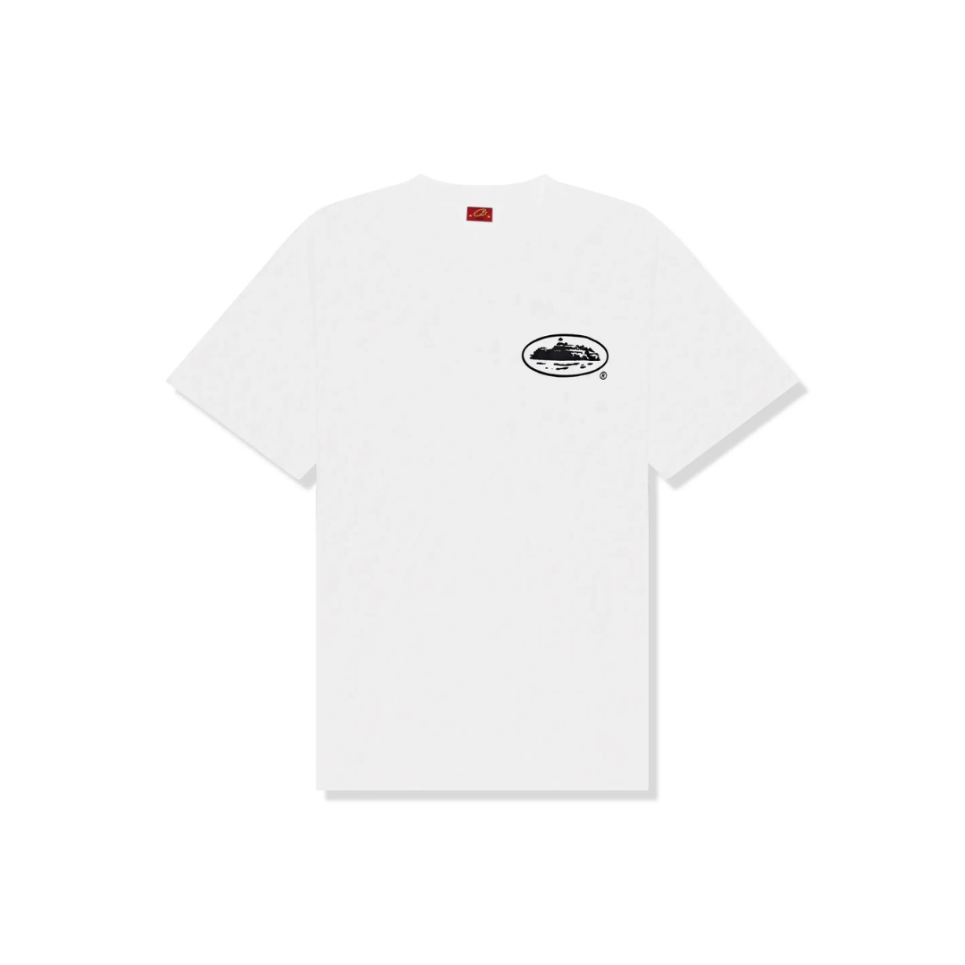 Corteiz 'OG Island' White Black T-Shirt