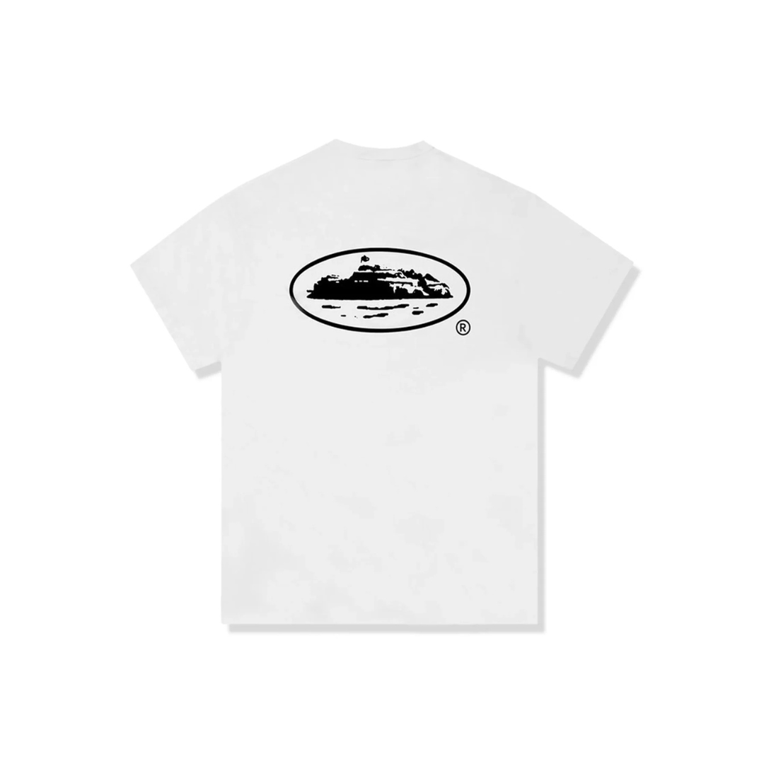 Corteiz 'OG Island' White Black T-Shirt