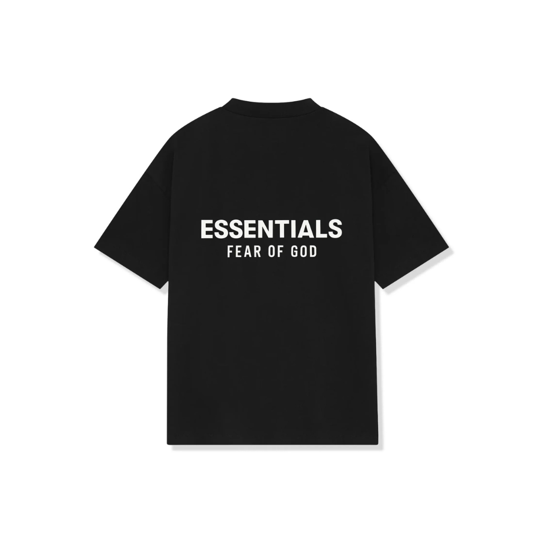 Fear of God Essentials Classic Jet Black T-Shirt SS25