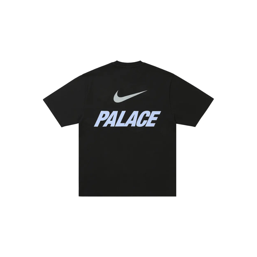 Palace x Nike Font Swoosh T-Shirt 'Black'