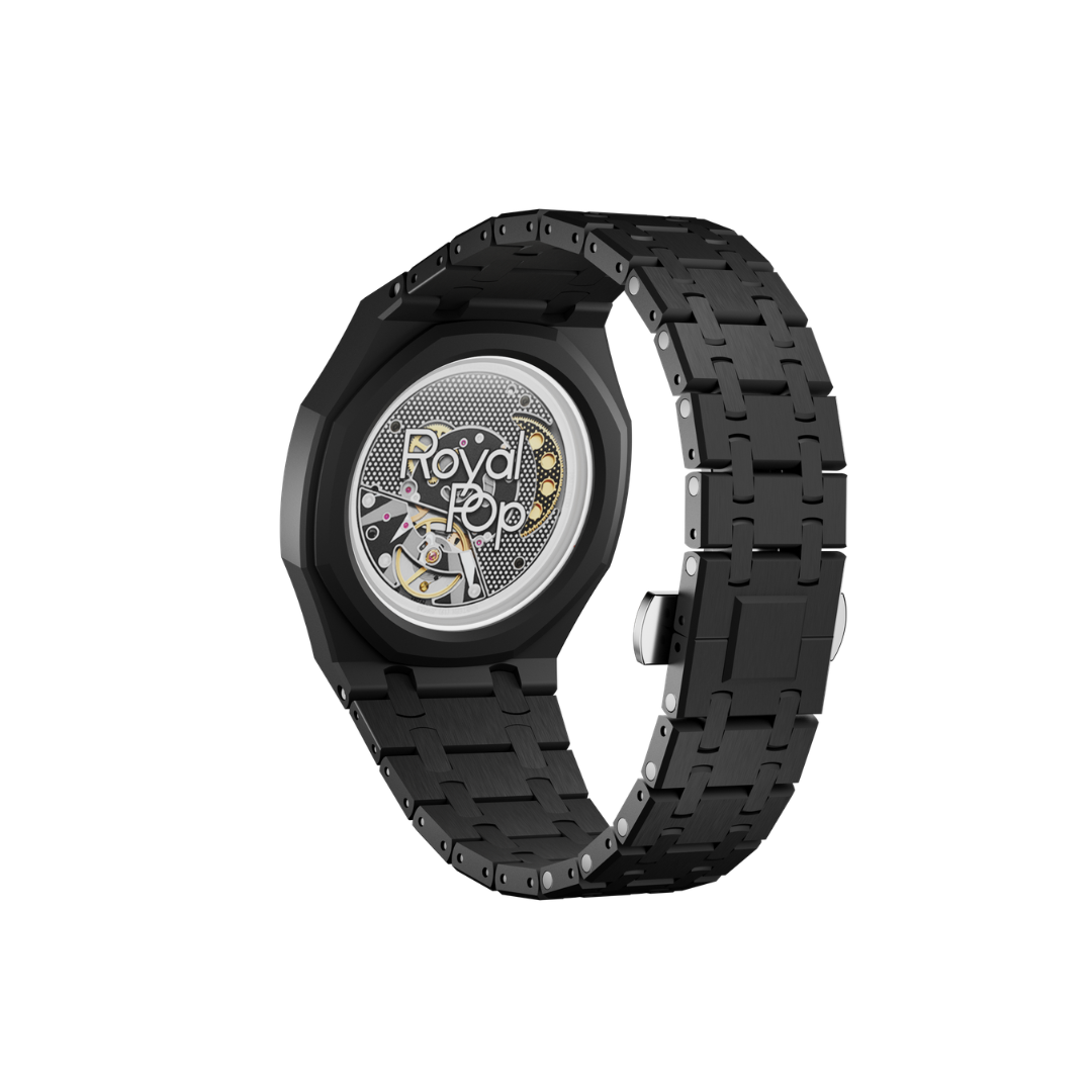 Swatch X Audemars Piguet Royal Pop Bioceramic Watch Strap 'Ochro Negro'