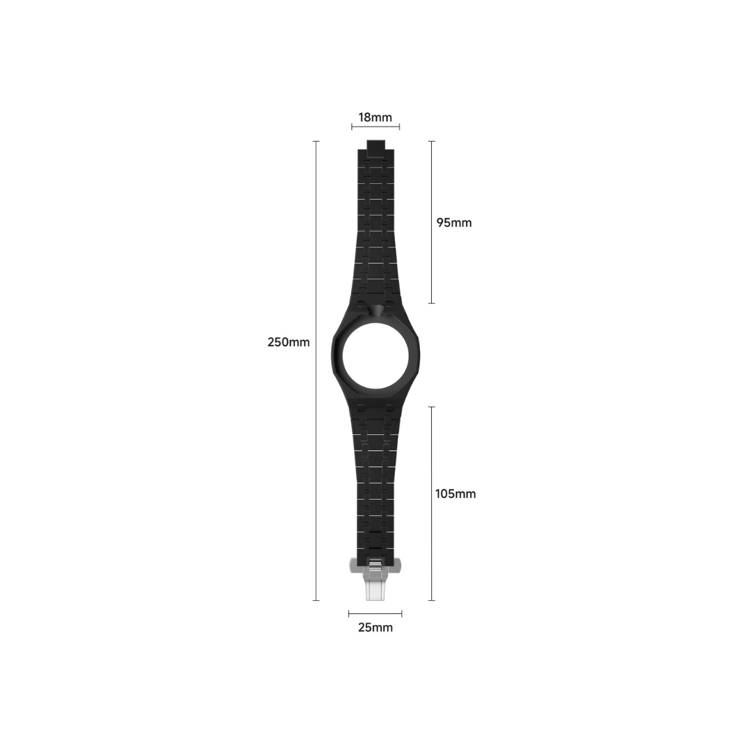 Swatch X Audemars Piguet Royal Pop Bioceramic Watch Strap 'Ochro Negro'