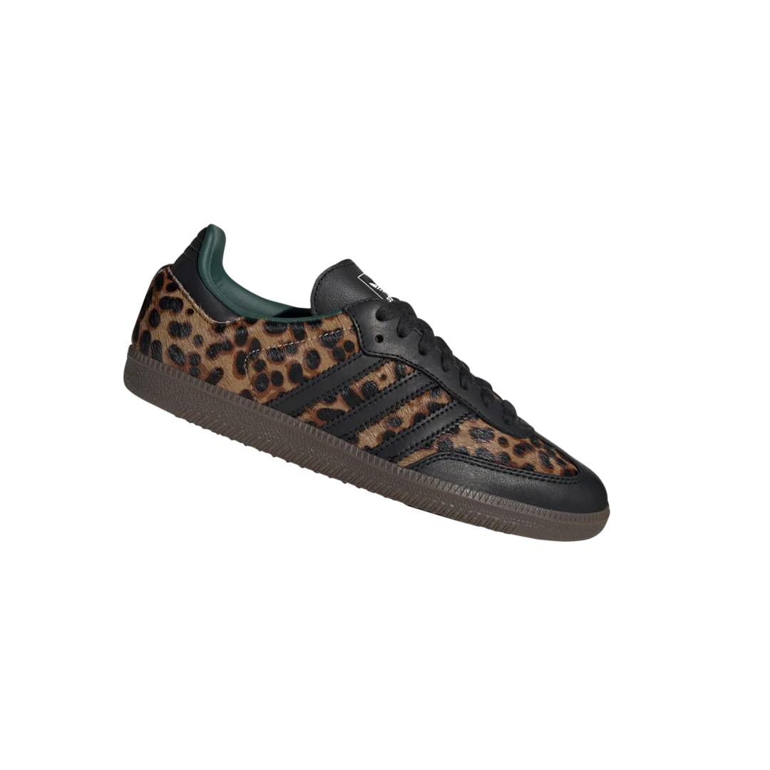 Adidas Samba OG Black Green Leopard Women's