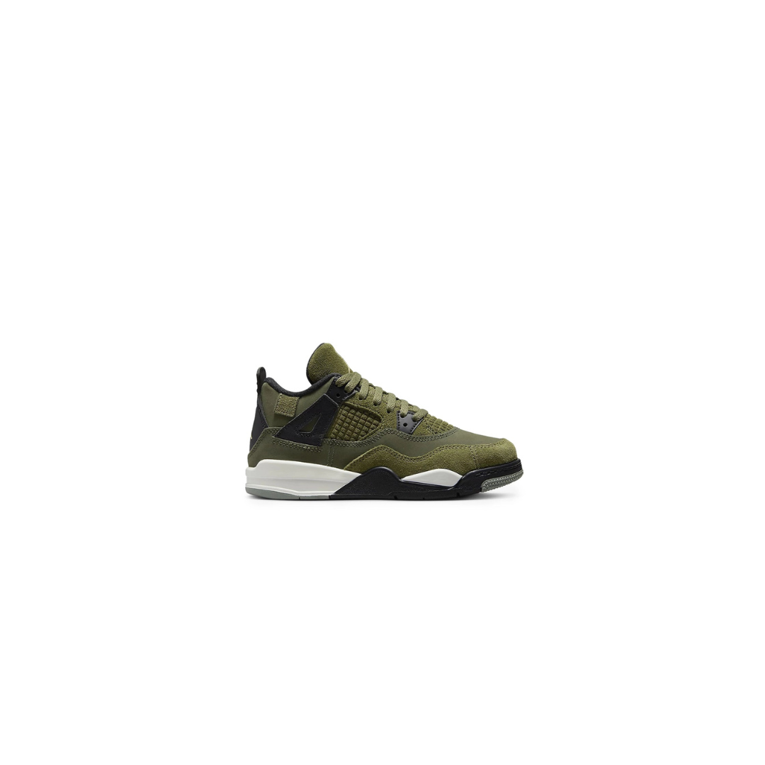 Air Jordan 4 Retro SE 'Medium Craft Olive' (Pre-School)