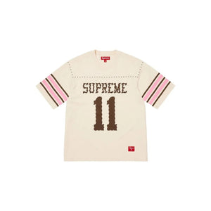 Supreme Studded Short-Sleeve Top 'Cream'