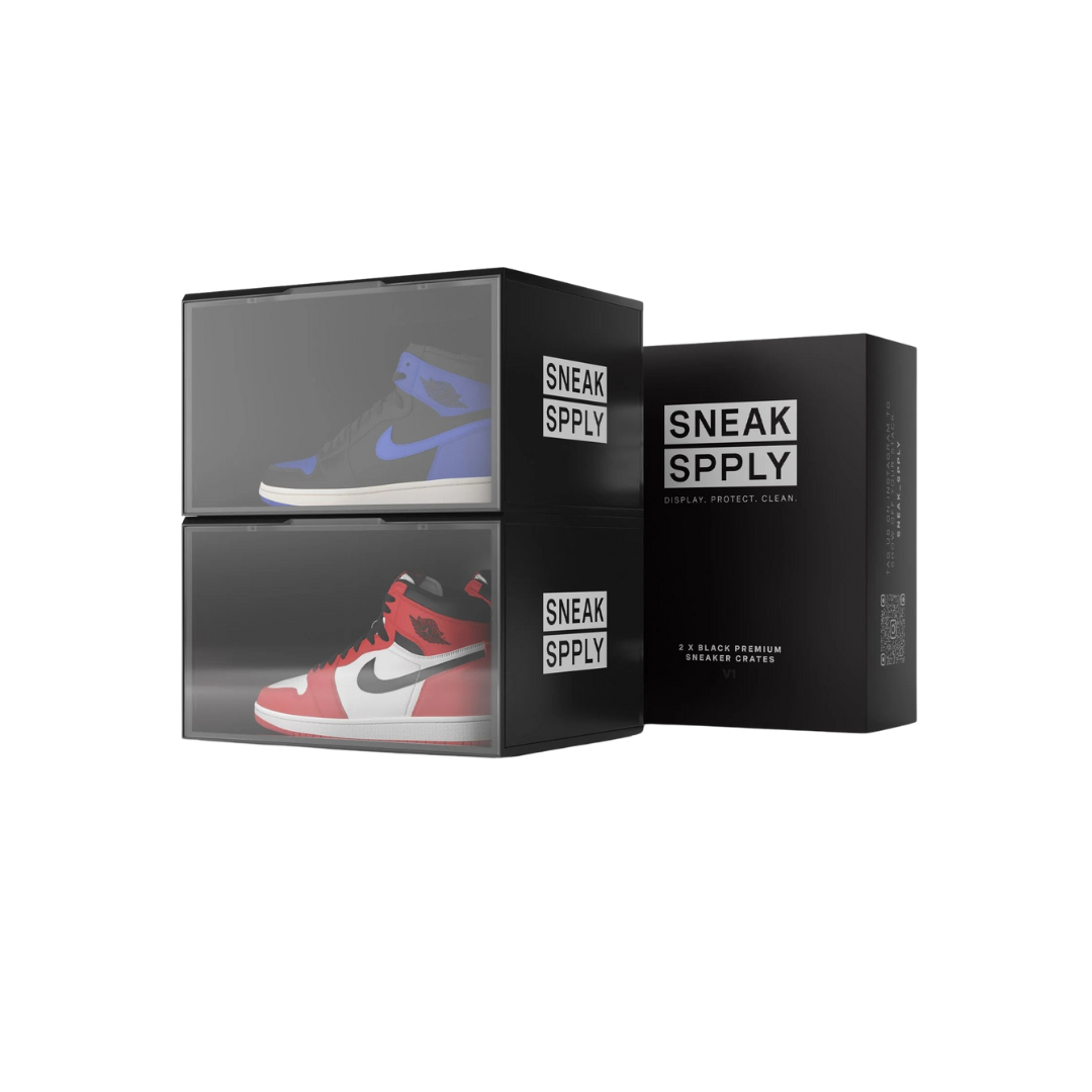 Sneak SPPLY Stack V1 Sneaker Display Crates - Black (2 Pack)