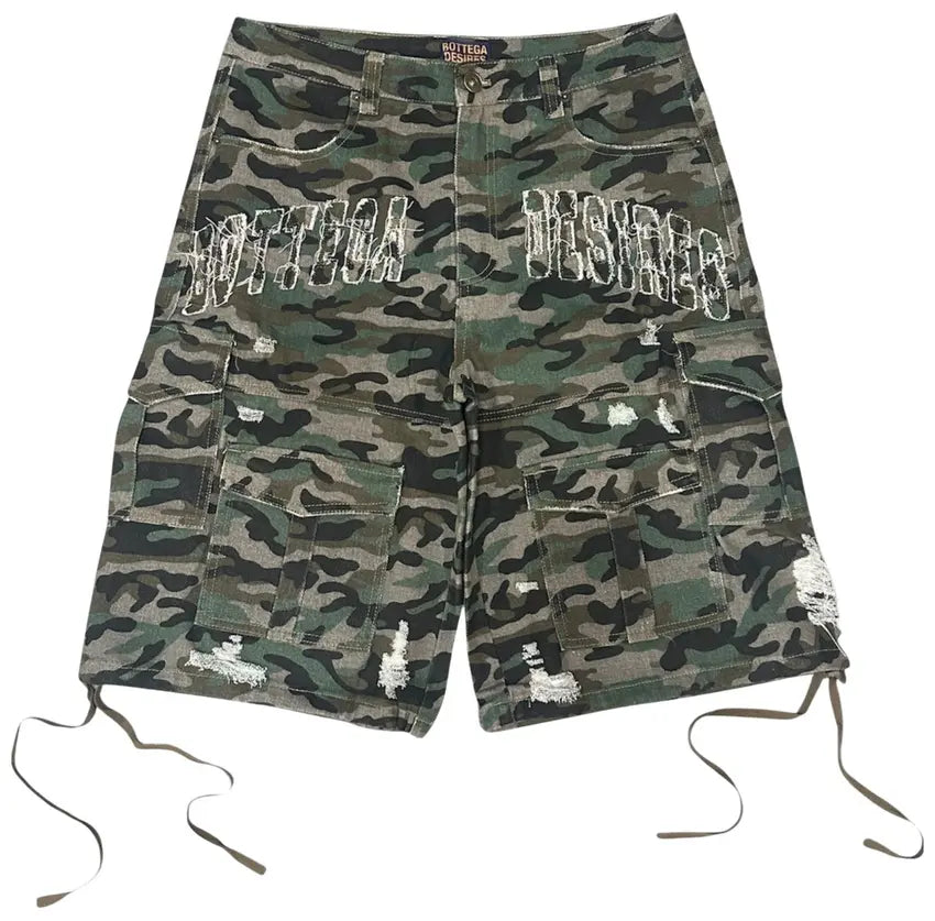 Bottega Desires Cargo Shorts 'Camouflage'