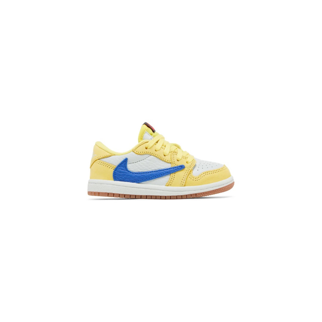 Air Jordan 1 Low OG SP X 'Travis Scott Canary Yellow' (Toddler)