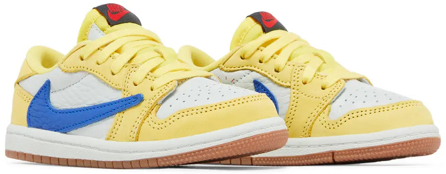 Air Jordan 1 Low OG SP X 'Travis Scott Canary Yellow' (Toddler)