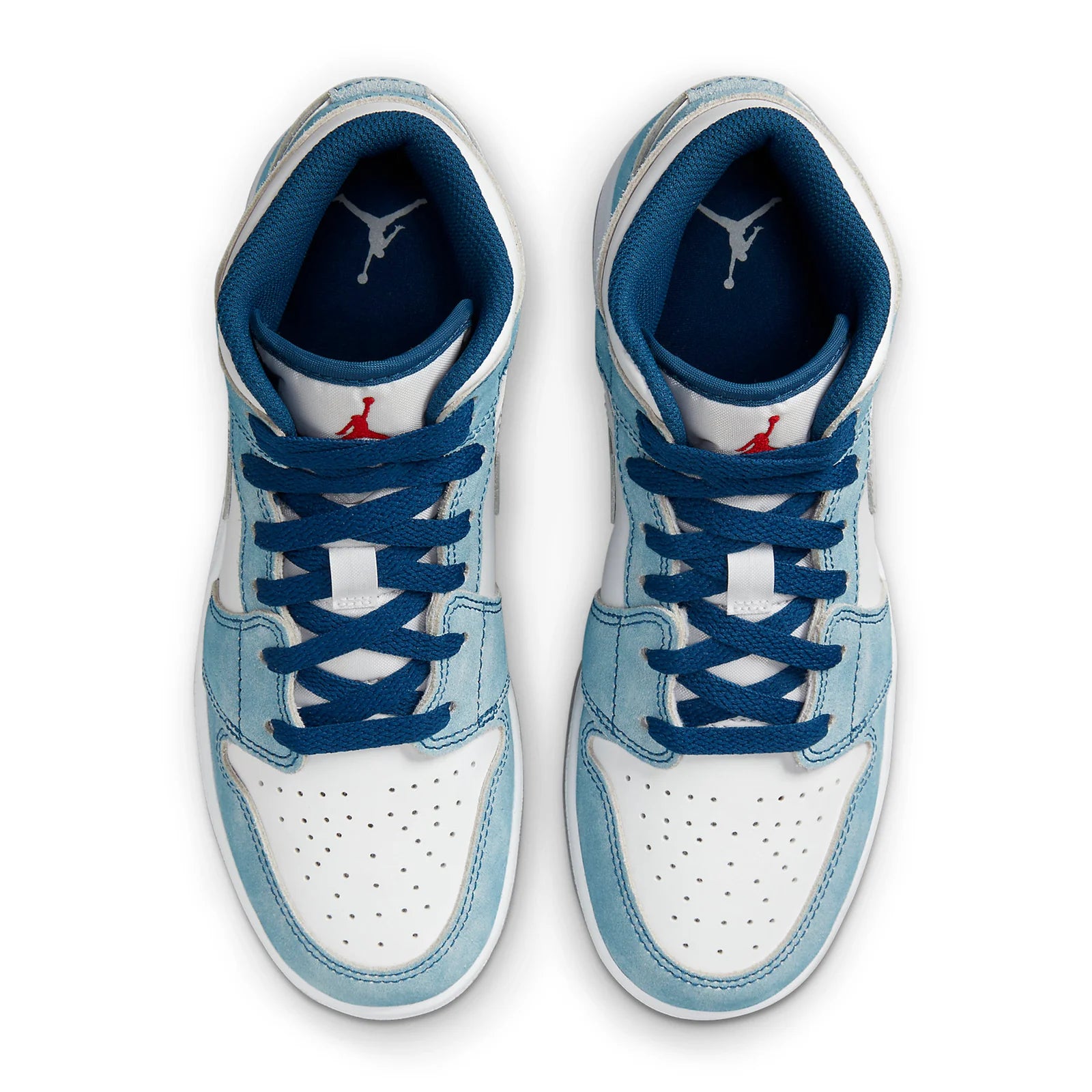 Air Jordan 1 Mid GS 'French Blue Light Steel'