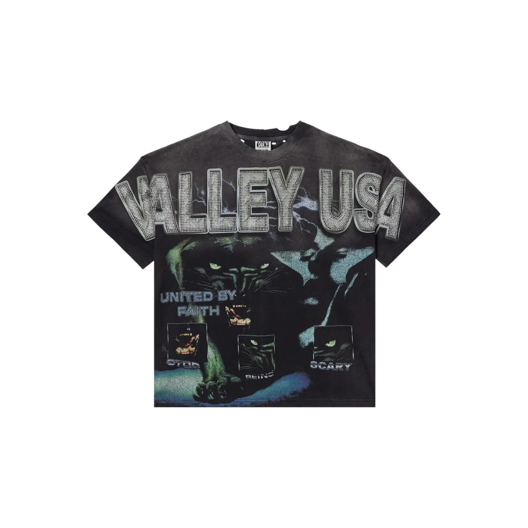 Vale Forever Faith Bling Tee 'Black'
