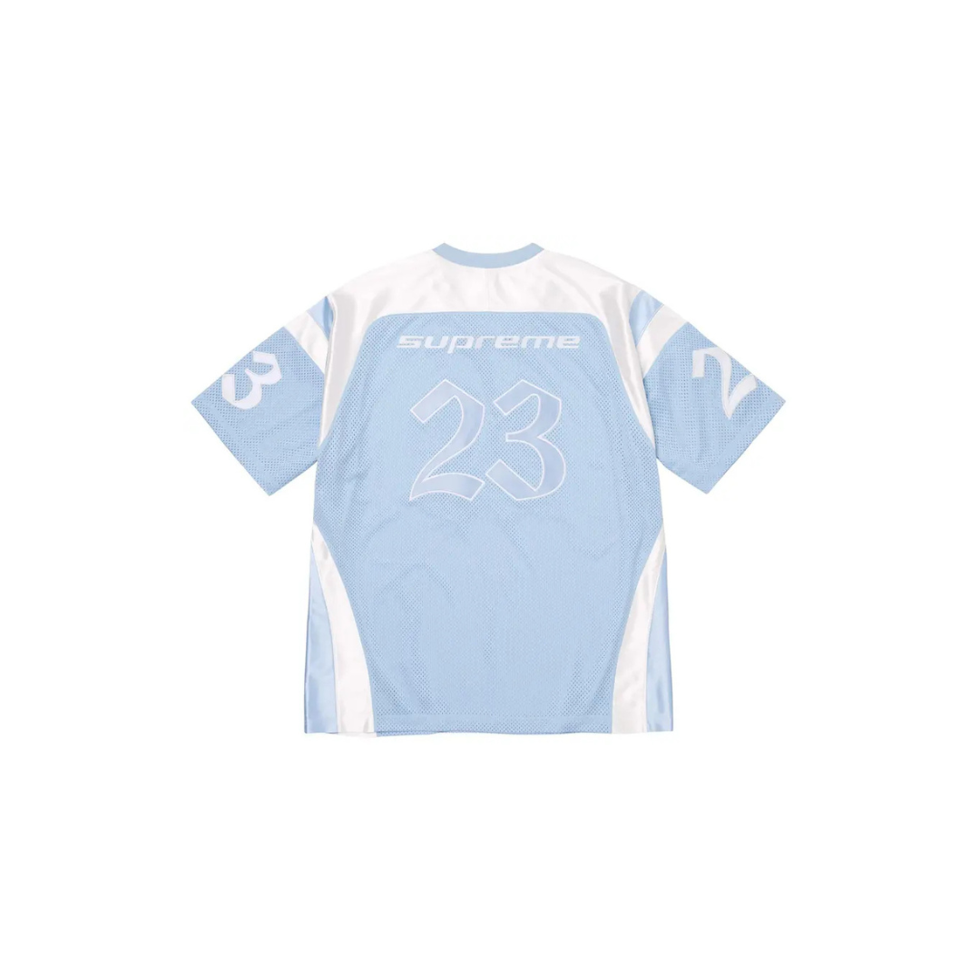 Supreme x Air Jordan Warm Up Jersey 'Light Blue'