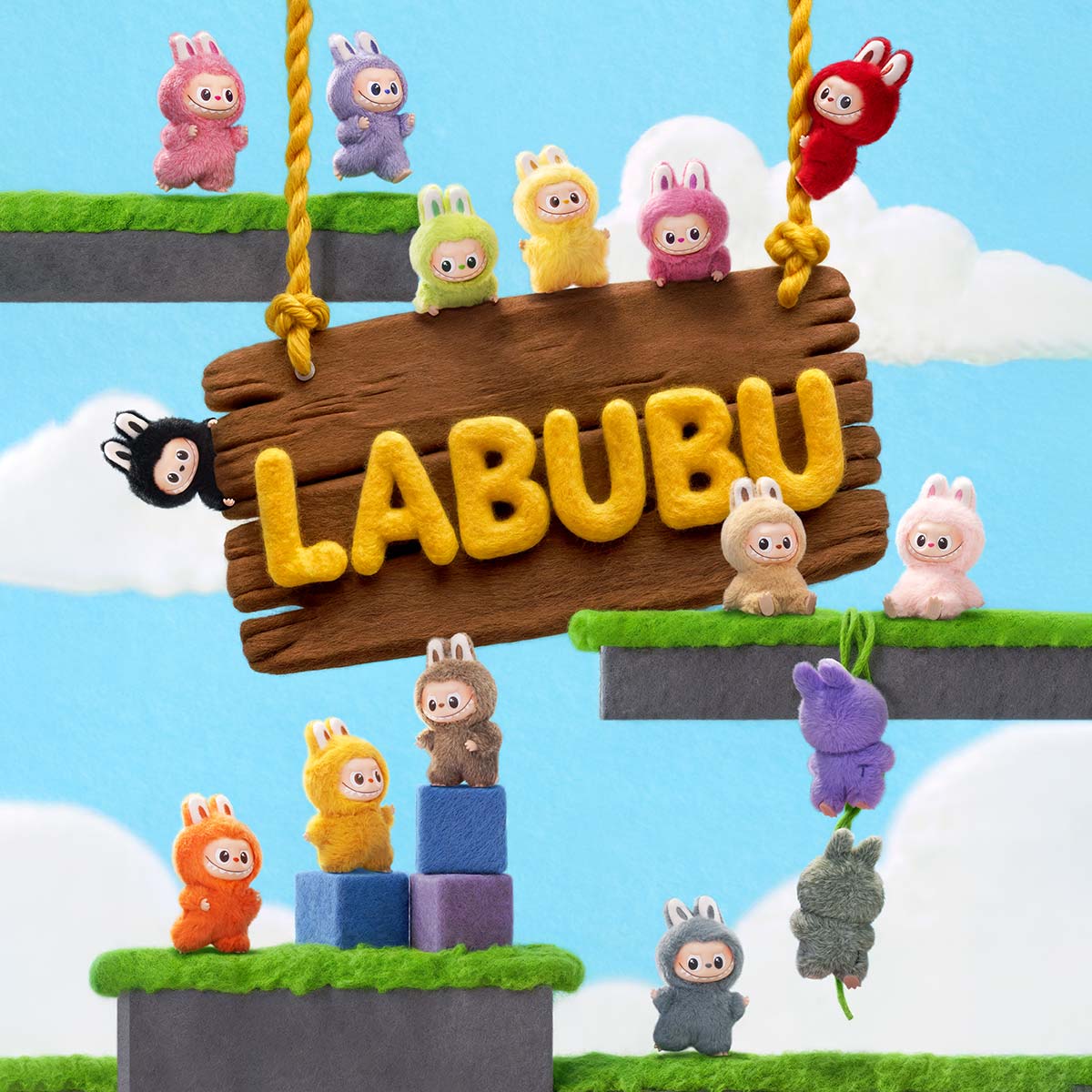 Pop Mart Labubu The Monsters 'Pin For Love' (N-Z) Single Blind Box