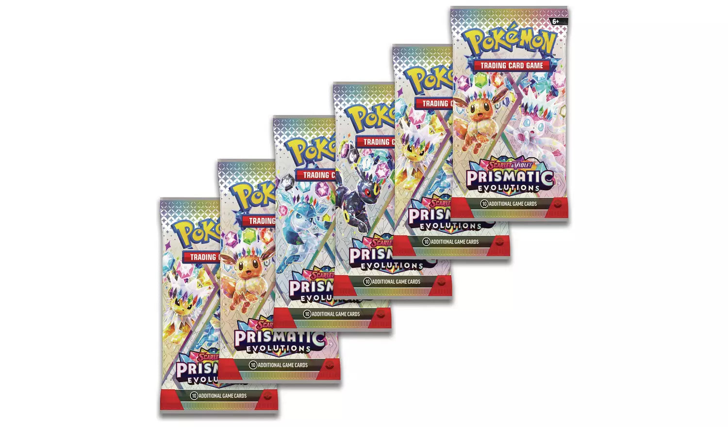 Pokemon TCG Prismatic Evolution Booster Trading Card Bundle