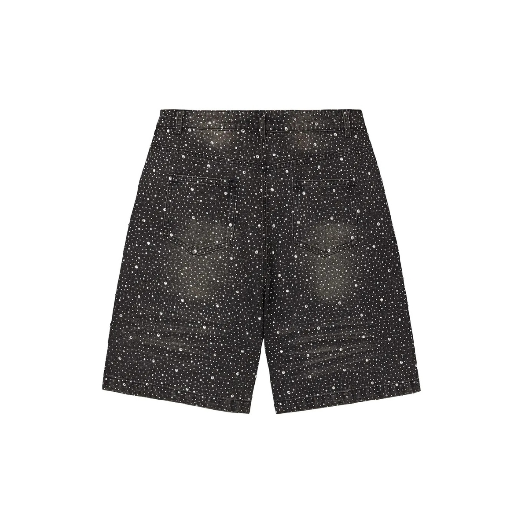 Valley Dreams - Vale Forever Rainstorm Jorts 'Black'