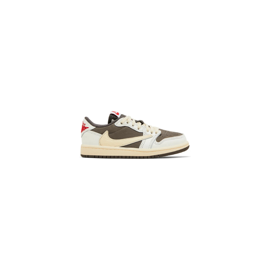 Air Jordan 1 Low OG SP X 'Travis Scott Reverse Mocha' (Pre-School)