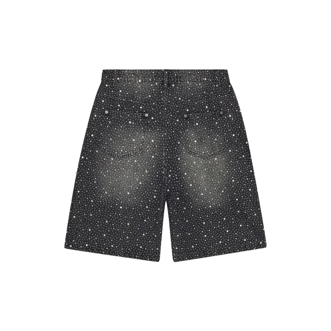 Valley Dreams - Vale Forever Rainstorm V2 Jorts 'Black'