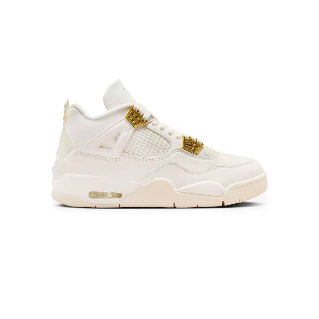 Air Jordan 4 Retro W 'Sail Metallic Gold'