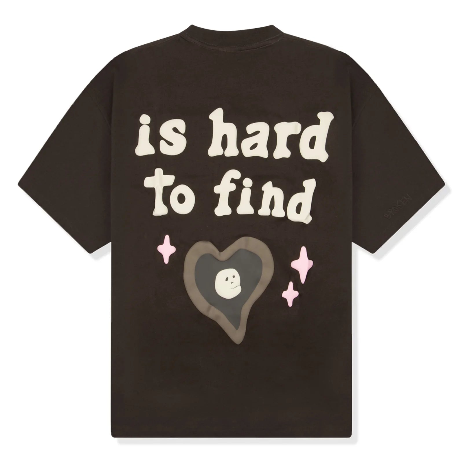 Broken Planet T-Shirt Dark Brown 'Heartless Love'