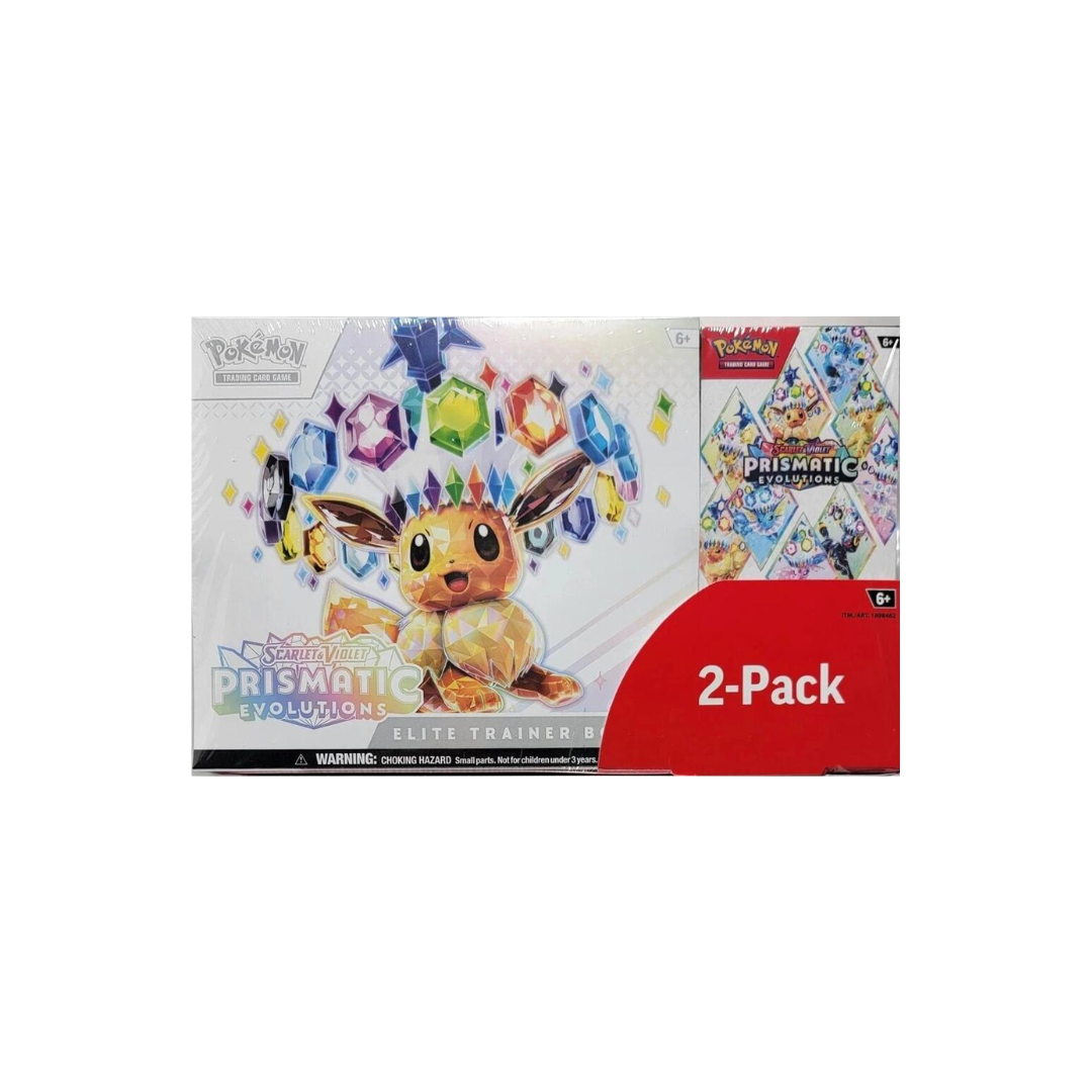 Pokémon Scarlet & Violet Pristmatic Evolutions Elite Trainer Box + Booster Bundle