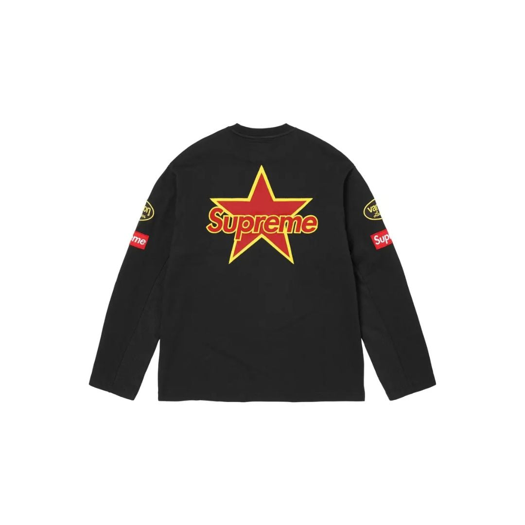 Supreme x Vanson Leathers Long-Sleeve Top 'Black'