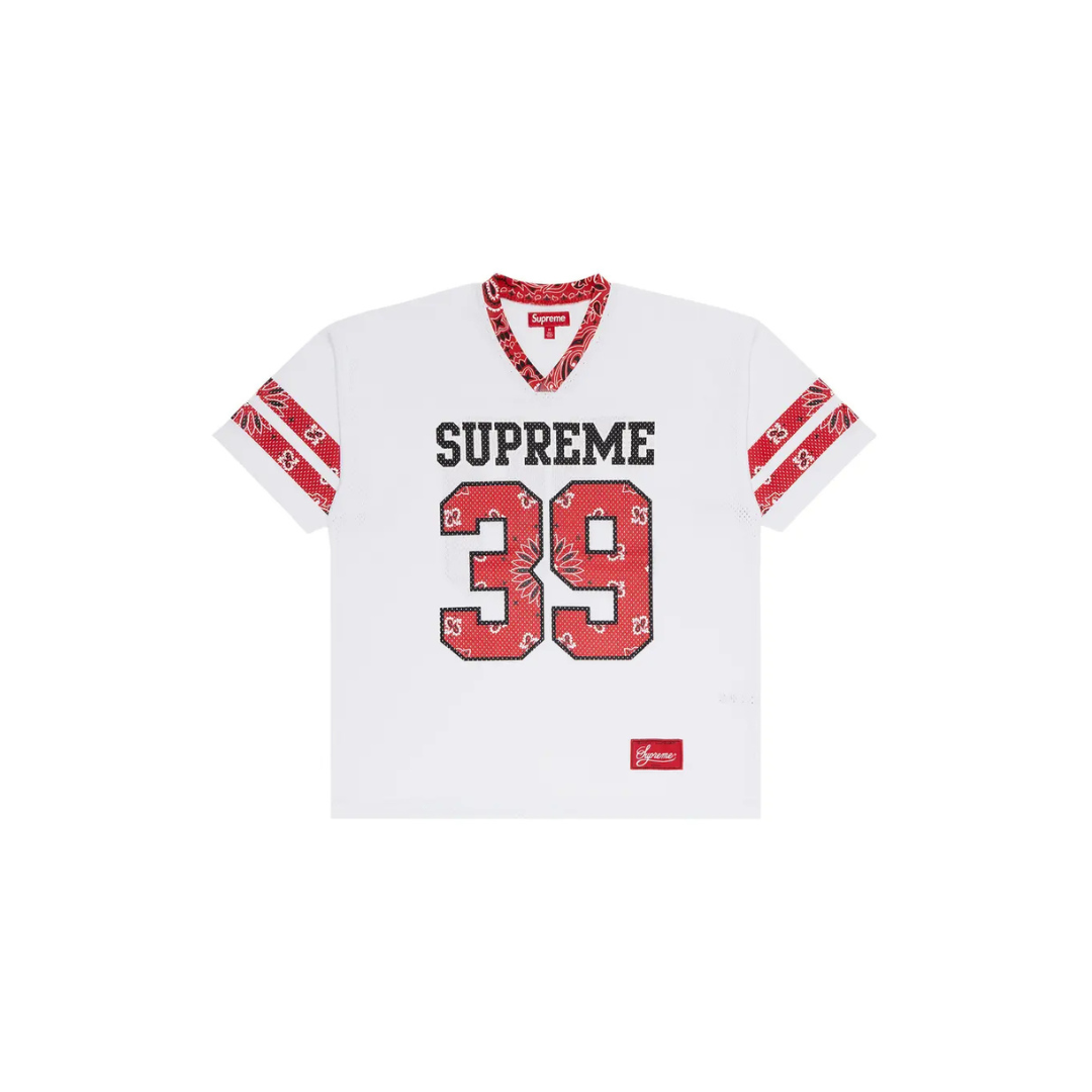 Supreme Bandana Football Jersey 'White'